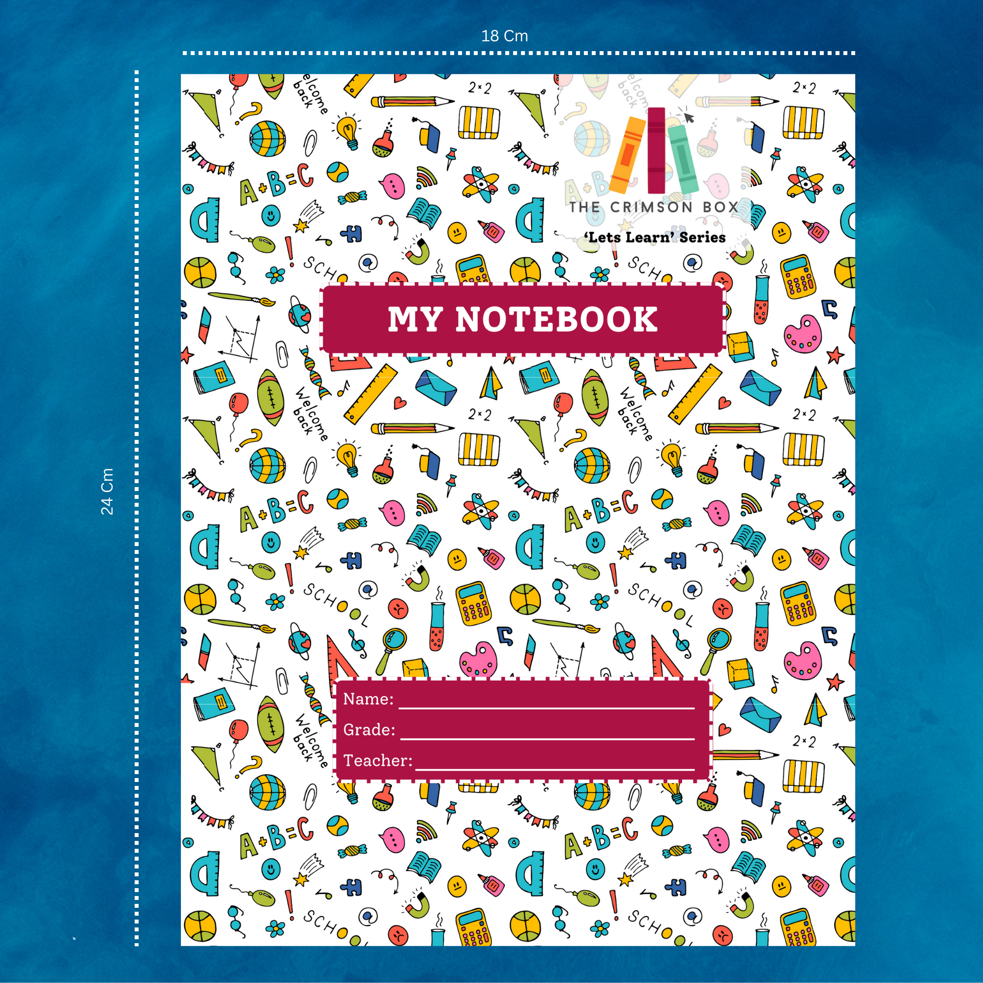 80 Pages Crown Notebook